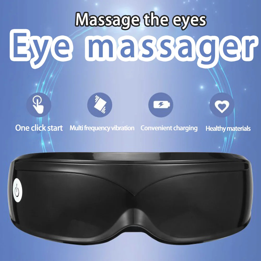 Eye Massager with 9 Modes and Multi Frequency Vibration 22 Magnets for Eye Massage Caring for Eye Health and Safety Materials