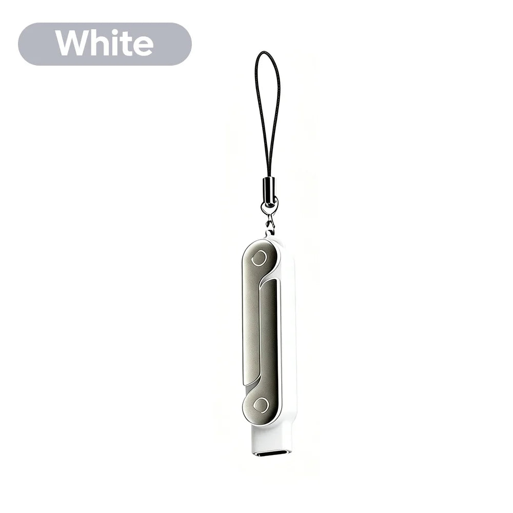 240W Fast Charging Bracket Adapter Portable Type C Male To Type C Female Converter With Foldable Phone Stand for iphone 15 16 17