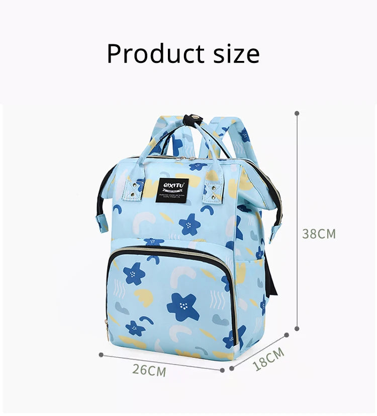 New Fashoin Maternity Bag for Babies Mummy Large Capacity Diaper Bag Backpack Waterproof Outdoor Travel Stroller Baby Cart Bag