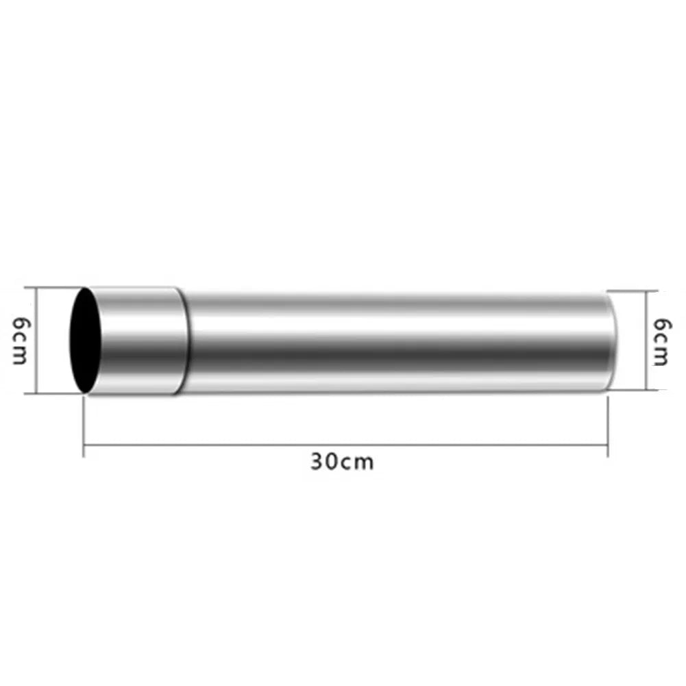 Stainless Steel Chimney Straight Exhaust Pipe Portable Chimney Pipe Hot Tent Stove Outdoor Woodstove Accessories Winter Heater