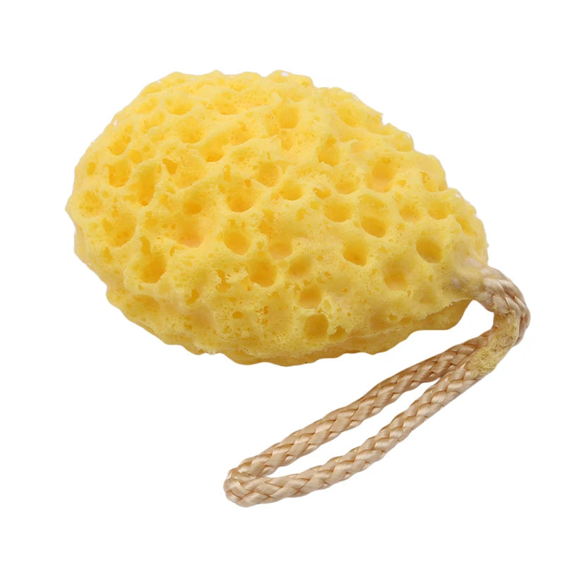 1PC Honeycomb Shape Newborn Baby Kids Bath Sponge Brushes Massage Baby Shower Exfoliating Body Face Cleaning Scrubber Newest