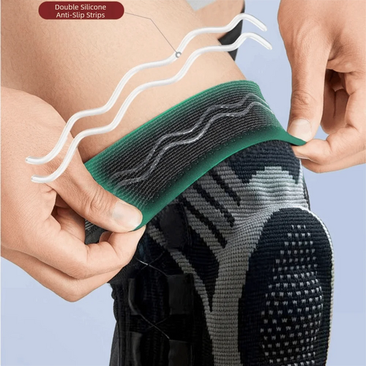 Professional Adjustable Knob knee pads Non-Slip Thin Sports Knee Brace Breathable Elastic Knee Brace Support Basketball