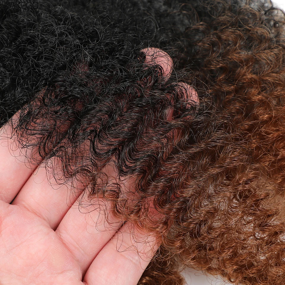 Marley Twist Braiding Hair Ginger Burgundy Ombre Brown Black Springy Afro Twist Hair PreFluffed Spring Twist Kinky Braiding Hair
