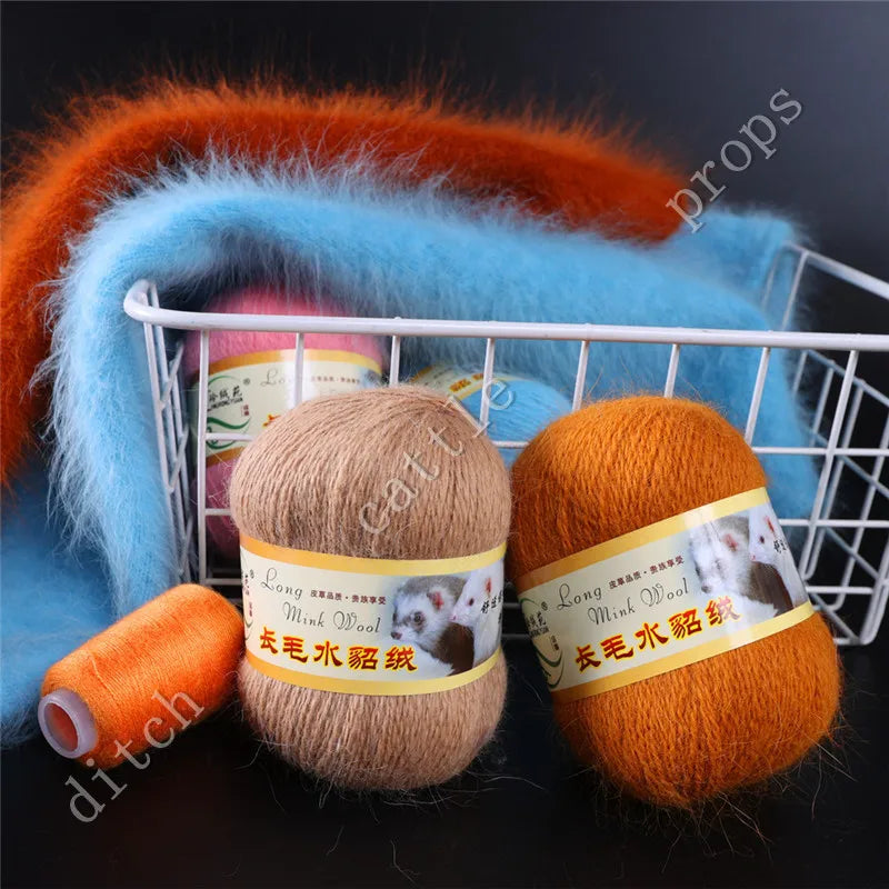 Newborn Photography props Pants Climbing Clothes BearTotal of Three Sets Handmade Knitted Mink