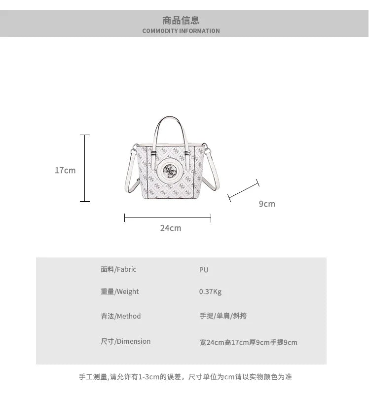 Vintage Leather Diaper Bag For Ladies High-end Simple Fashionable Classic Design Trendy Large Capacity Commuter Backpack