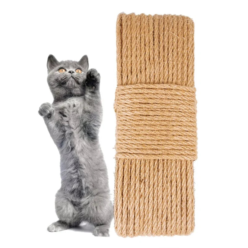 Sisal Rope Cat Tree Scratching Post Toy Cat Climbing Frame Replacement Rope Desk Legs Binding Rope for Cat Sharpen Claw
