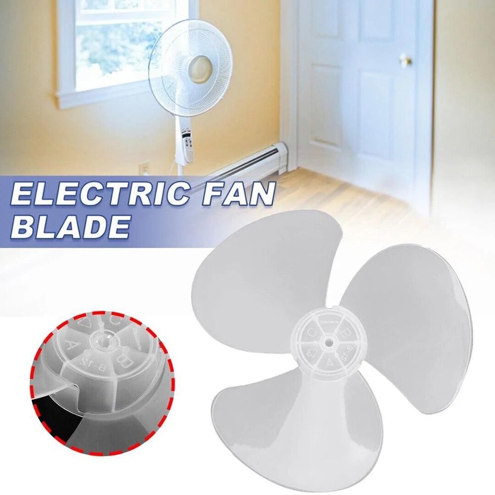 16 Inch 3 Leaves Fan Blades Household Plastic Fan Blade Three Leaves For Standing Pedestal Fan Table Fanner General Accessories