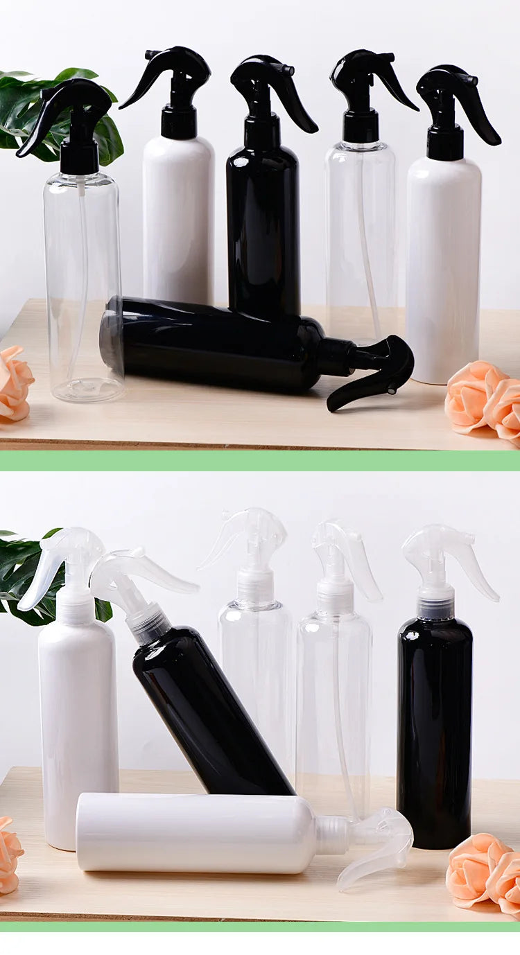 350ml Black White Refillable Mist Spray Bottle Portable Water Sprayer Professional Hairdressing Tool for Salon Hair Styling