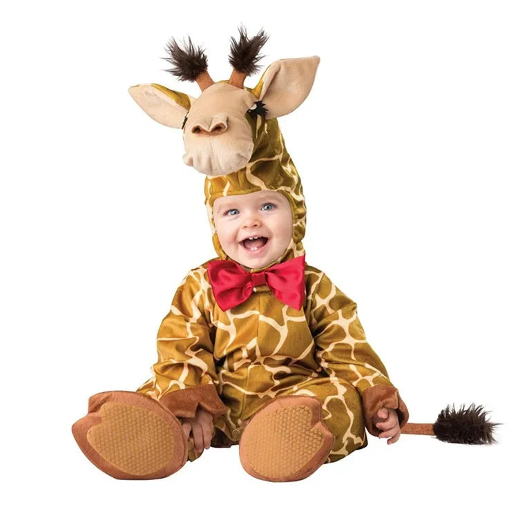 Halloween Costume Baby Boy Clothes Girls Monkey Polar Bear Romper Kids Clothing Set Baby Hat Socks Toddler Set