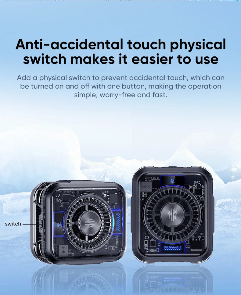 REDMAGIC Cooler 5 Mobile Game Radiator 3D VC Liquid Cooling 36W High Power Cooling For iPhone 16 RedMagic 10 Pro xiaomi 15
