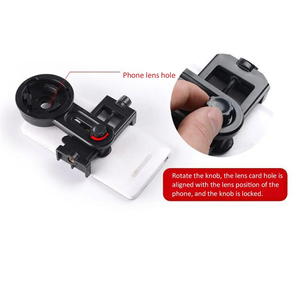 Universal Monocular Telescope Mobile Phone Holder Outdoor Camera Video Clip Photography Adapter Clip Mount Bracket Dropshipping
