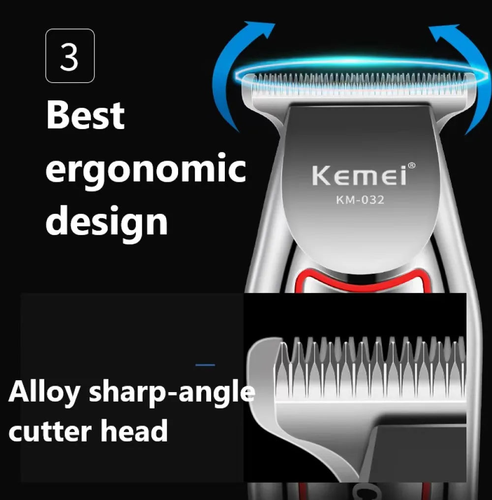 Kemei Electric Hair Clipper KM-2299 KM-032 KM-1102 Men's Electric Hair Trimmer Machine Professional Hair Cutting Machine for Men