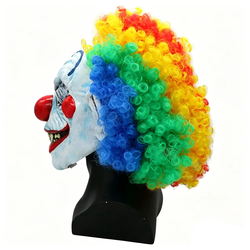 Halloween Party Costume Crazy Horror Sinister Mask Multicoloured