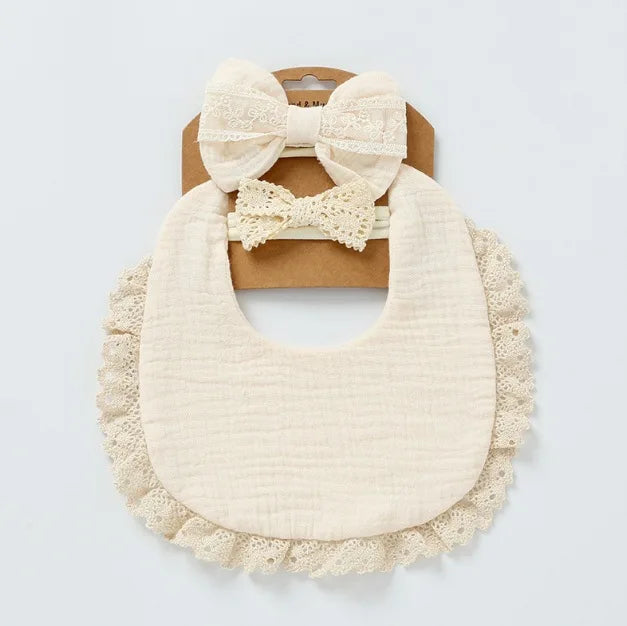 Personalized embroidered baby bib, baby pure cotton gauze bib, mouth in water, baby anti spitting, newborn bib, men's and women'