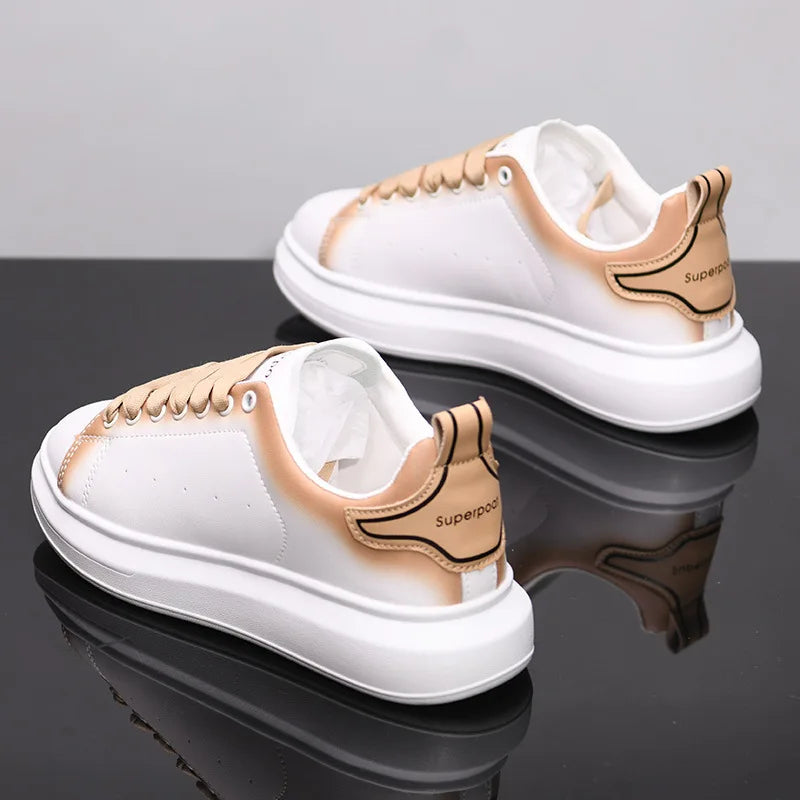 New Luxury Design Sneakers For Men Fashion White Board-shoe Soft Women Walking Shoes Running Shoes Couples Sneakers Tennis shoes