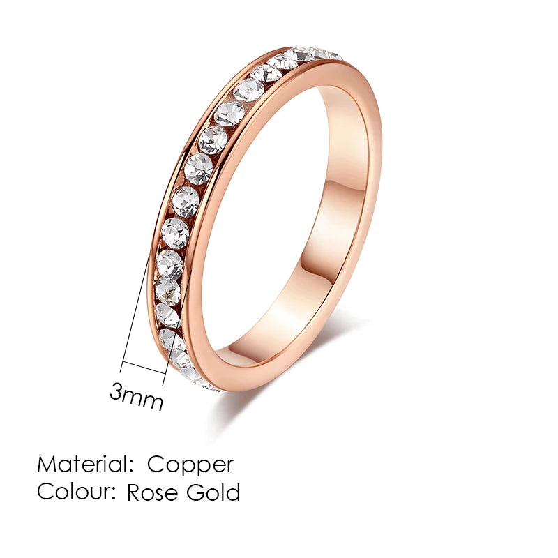 Ring For Women & Men Classic Engagement Wedding Lover Rings AAA+ Cubic Zirconia Fashion Jewelry R011 R062