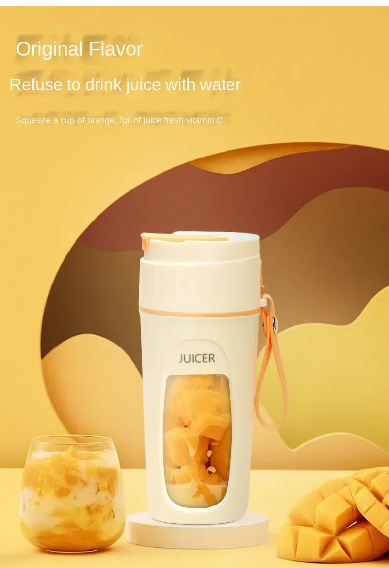 Portable Juicer Mini Electric Blender Multifunction Juice Maker Machine Fruit Mixers Extractors Smoothies Mixer 8 Blades 3000mAh