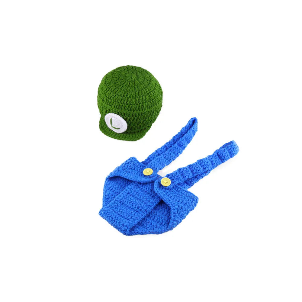 Handmade Crochet Costume Halloween Photoshoot for Baby Boy Photography Props Outfits Newborn Babies Gifts 0-6M Lion Pants Set