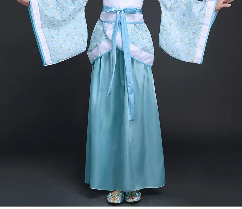 Halloween Cosplay Kids Set Dance Performance Dress for Girls Show Disfraz Child Hanfu Dress Costume Chinese Traditional Clothes