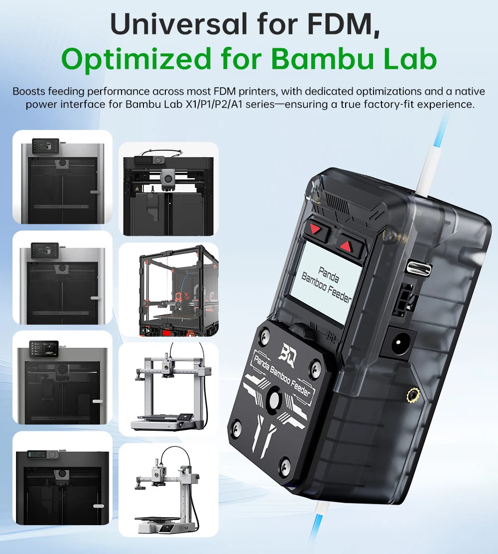 BIGTREETECH PANDA BAMBOO FEEDER for Bambu lab PXA FDM 3D Printers Accessories Filament Poop Recycler For 3D Printer Tool Storage