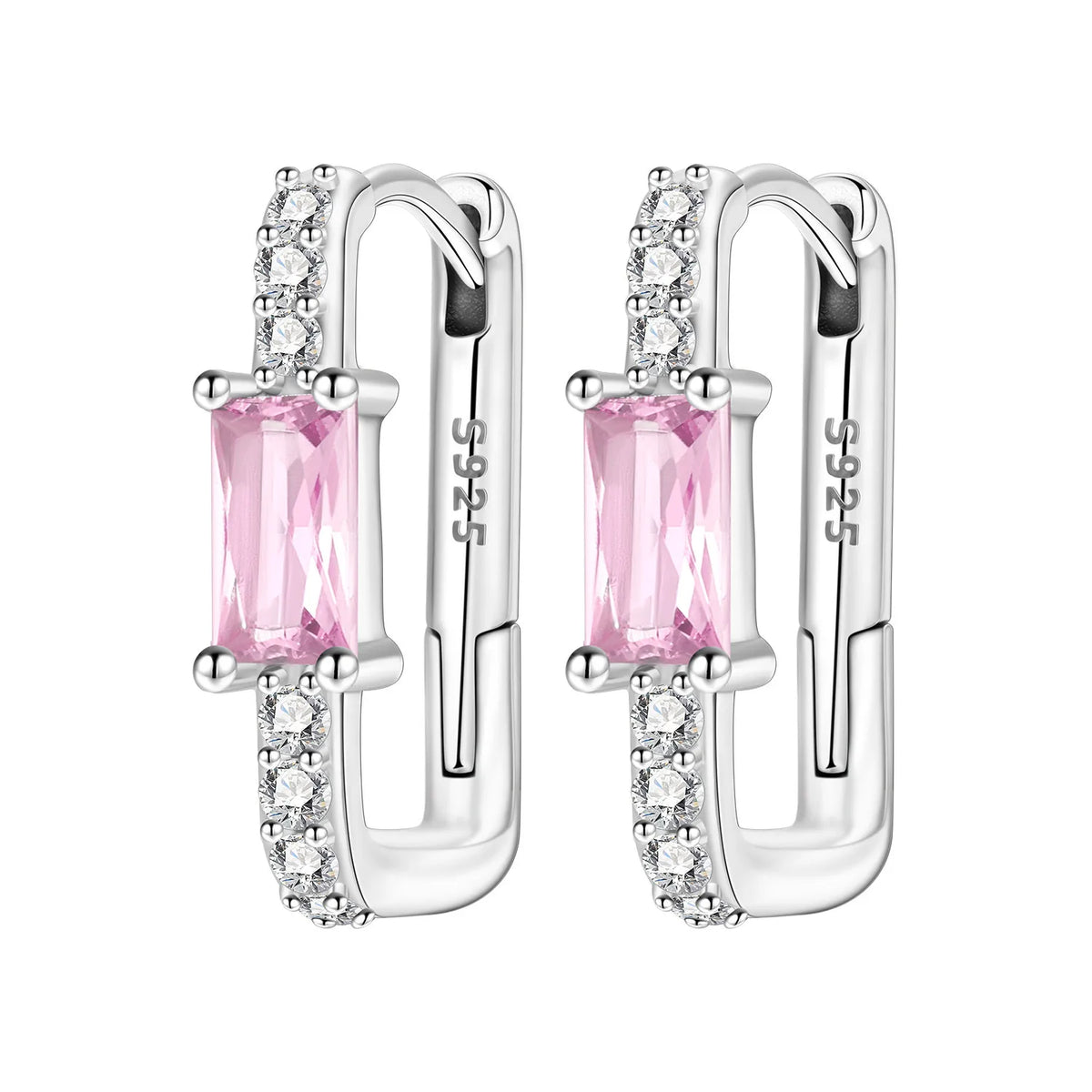 925 Sterling Silver Needle Iris Flower Hoop Earrings for Women Original Elegant Versatile Jewelry Birthday Party Fine Gift 2026