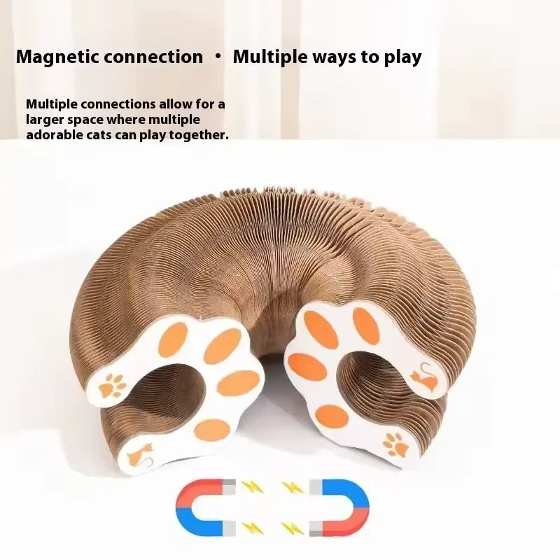 Cat scratch board cat nest wear-resistant and anti fall cat toy self entertaining corrugated paper claw grinding board