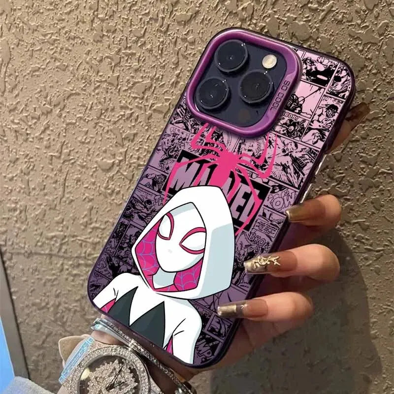 Cute S-Spiders Mens Phone Case For iPhone 17 17e 16e 16 15 14 13 12 11 mini ProMax X XR XSMAX 8 7 Air Plus Anti Fall Matte Cover