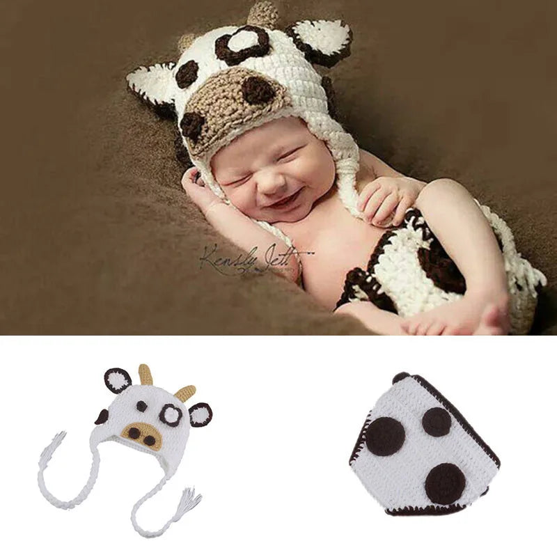 Handmade Crochet Costume Halloween Photoshoot for Baby Boy Photography Props Outfits Newborn Babies Gifts 0-6M Lion Pants Set