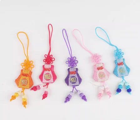 10 Pcs Y2K Bag Charms - Cute Embroidered Butterfly, Fish & Flower Pendants for Keychain, Phone Case Lanyard, Purse Accessory