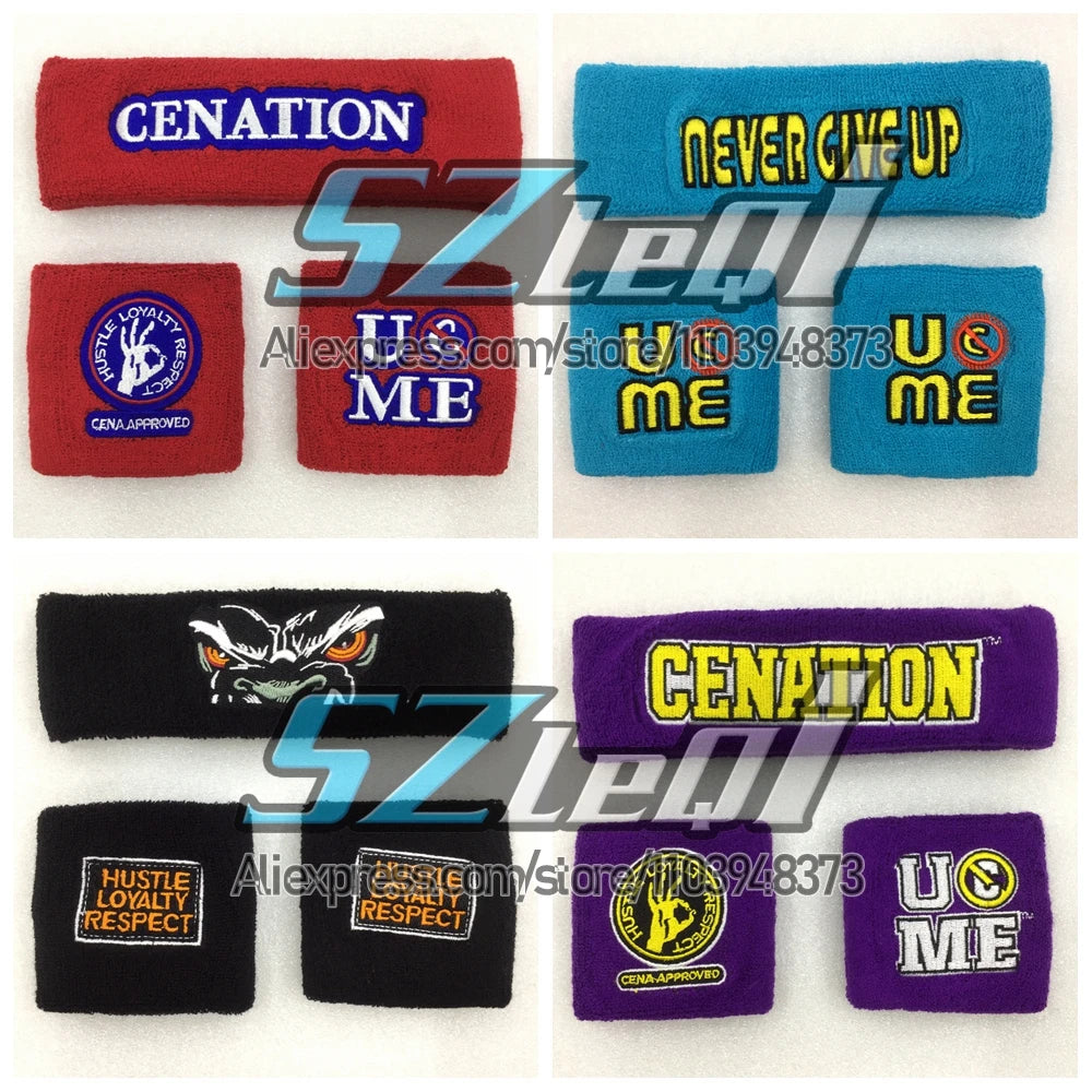 2024 Cotton Unisex Sports Sweatband For JOHN CENA Wristband Gym Running Safety Wrist Support Brace Wrap Bandage Wrist Protector
