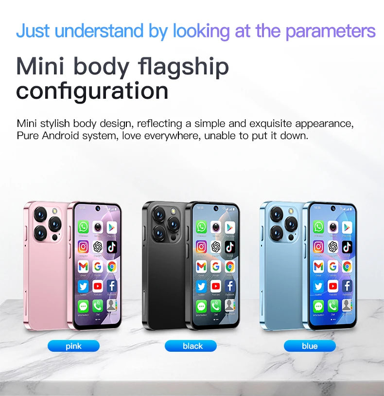 SOYES XS19 3G Smartphone 3.88inches MTK 2GB RAM 16GB ROM 5MP Camera Dual SIM Card Type-C Android Cellphone Face Unlock