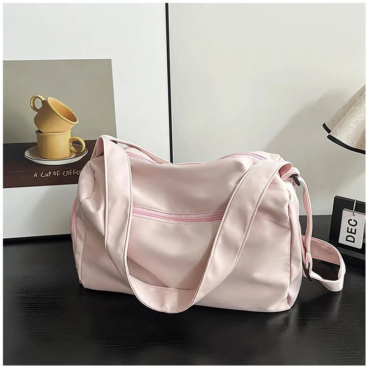 2025 Large capacity Travel Tote Bags for Women nylon Shoulder Messenger Bag Sports Yoga Satchels Fashion Woman Handbag