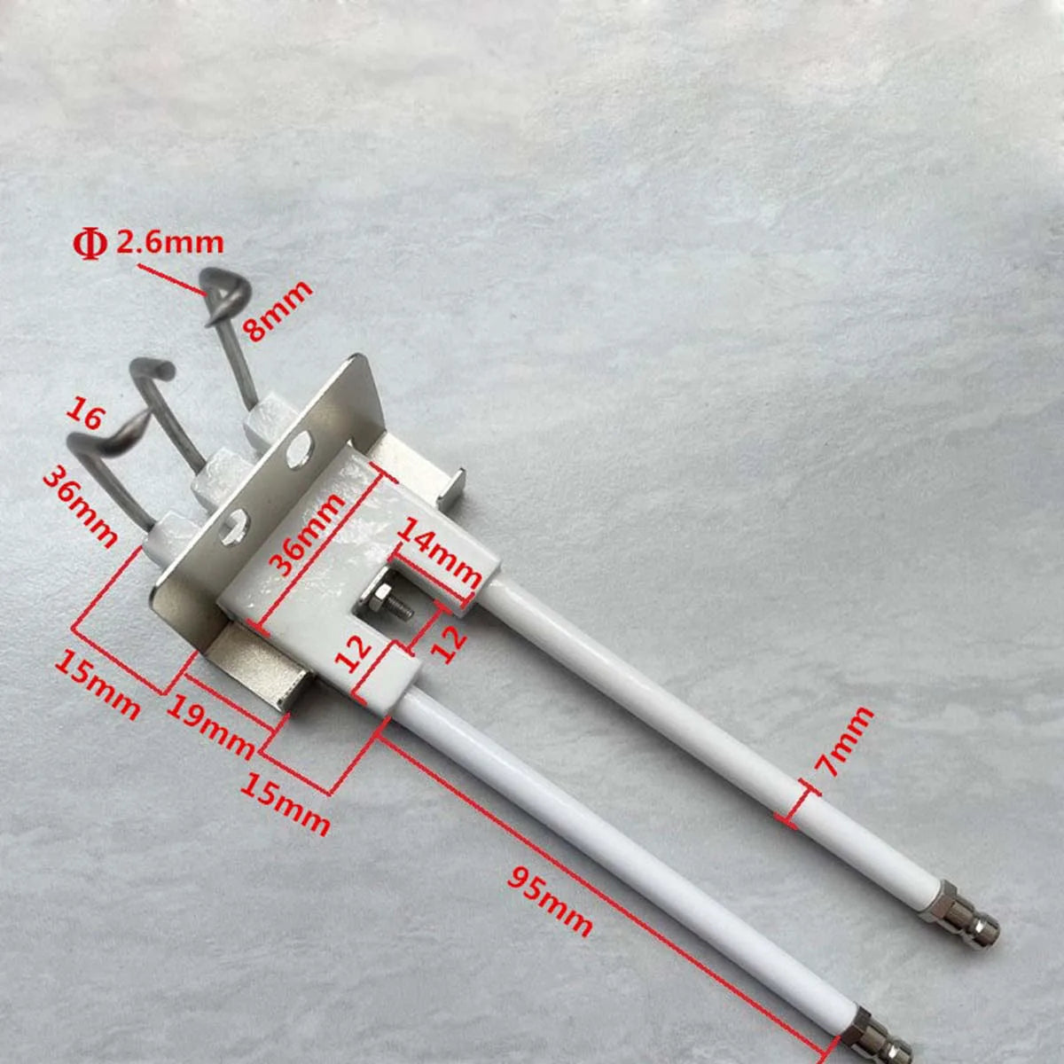 Gas Stove Burner Spare Parts H-Type Cooker Ceramic Extra Length Ignition Needle