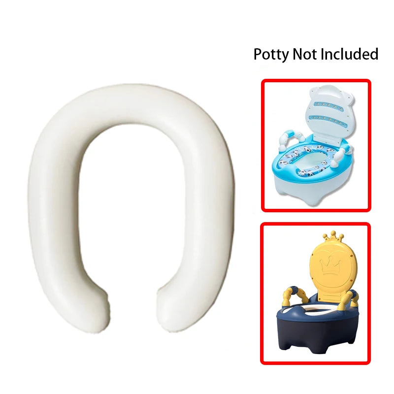 Soft Children's Pot Cushion Baby Potty Ladder Road Pots Mat Toilet Seat Cover Mats Potties Trainer Cute Chick Panda Cow WC Pad