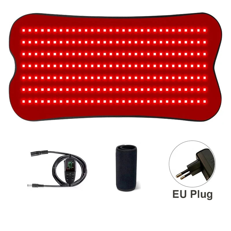 210 LEDs red Infrared Light Therapy Pad Beauty Devices portable 660nm 850nm Relax Pad for face,body back knee hands feet relief