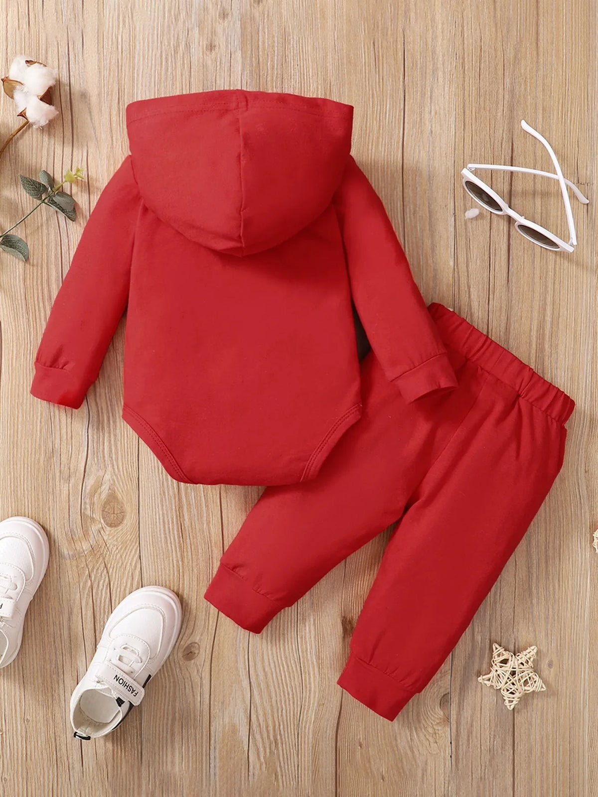 0-24 Months Newborn Baby Boy 2PCS Clothes Set Letter Print Long Sleeve Hoodie Romper+Pants Toddler Boy Cute Spring&Autumn Outfit