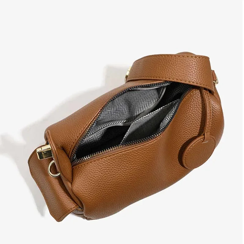 Women's Bags Fashion PU Leather Top Carrying Bag Handbags Multi Pocket Design Multifunctional Crossbody Tote Bag Shoulder Bag