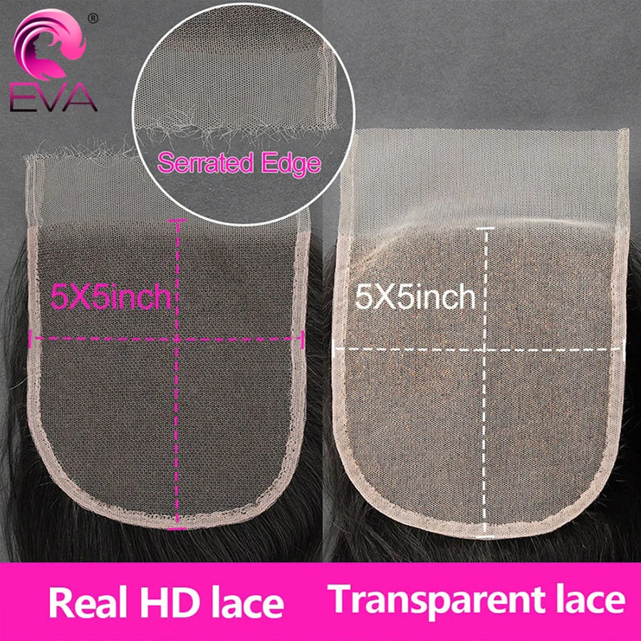 13x4 13x6 HD Lace Frontal Only Real HD Lace 5x5 Closure Melt Skins 6x6 7x7 9x6 HD Lace Closure Invisible Human Hair HD Closure