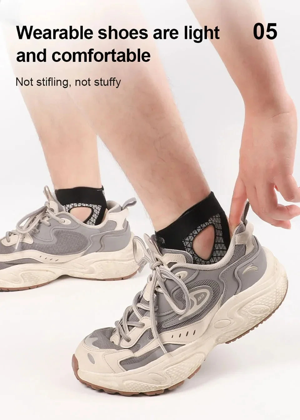 1-10pcs S/M/L  Adjustable Elastic Ankle Wrap Breathable Thin Heel Support Sports Compression for Running  Sprain Prevention