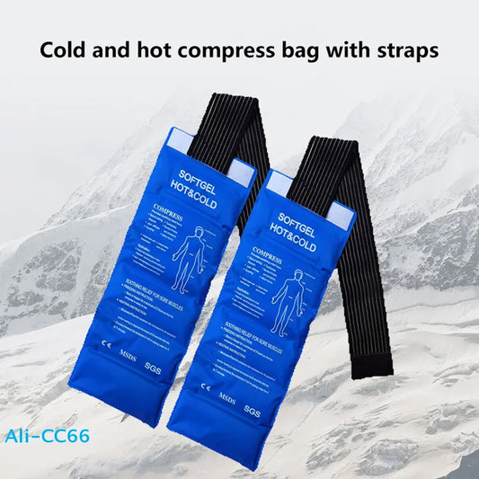 【C】1Pc Multipurpose Gel Ice Sleeve Elbow Knee Ankle Ice Pack Hand Ice Wrap Gel For First Aid Sports Muscle Pain Ice Heat Pad