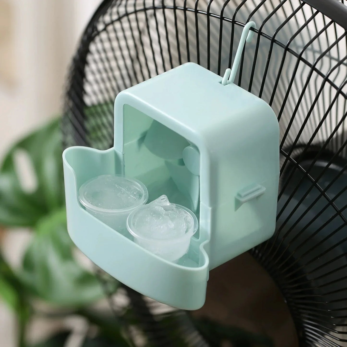 Clip-On Ice Cooling Fan Portable Air Cooler for Summer Desk Camping Outdoor Essentials Personal Evaporative Air Conditioner fans