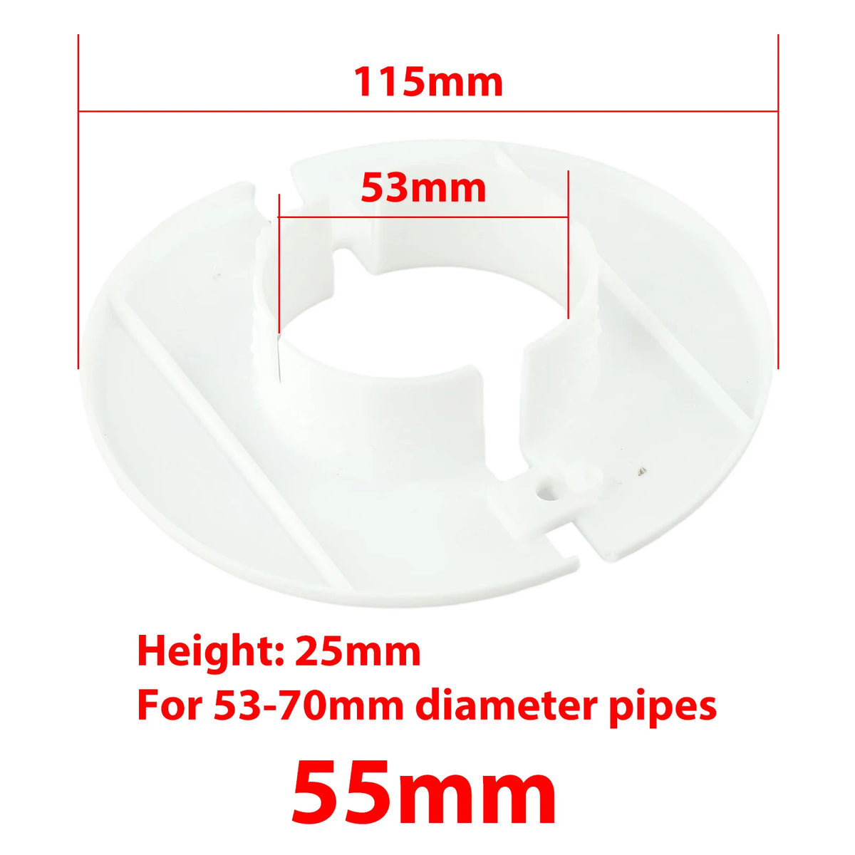 40/50/60/70/80mm Air Conditioning Pipes Hole Cover Rosette Cable Entry Cable Passage Hole Cover Home Hardware