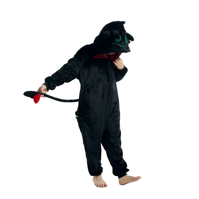 Adult Kids Wolf  Costume Animal Halloween Christmas Party Cosplay Costumes Onesie Child Role Play Jumpsuit Kigurumi Bodysuit