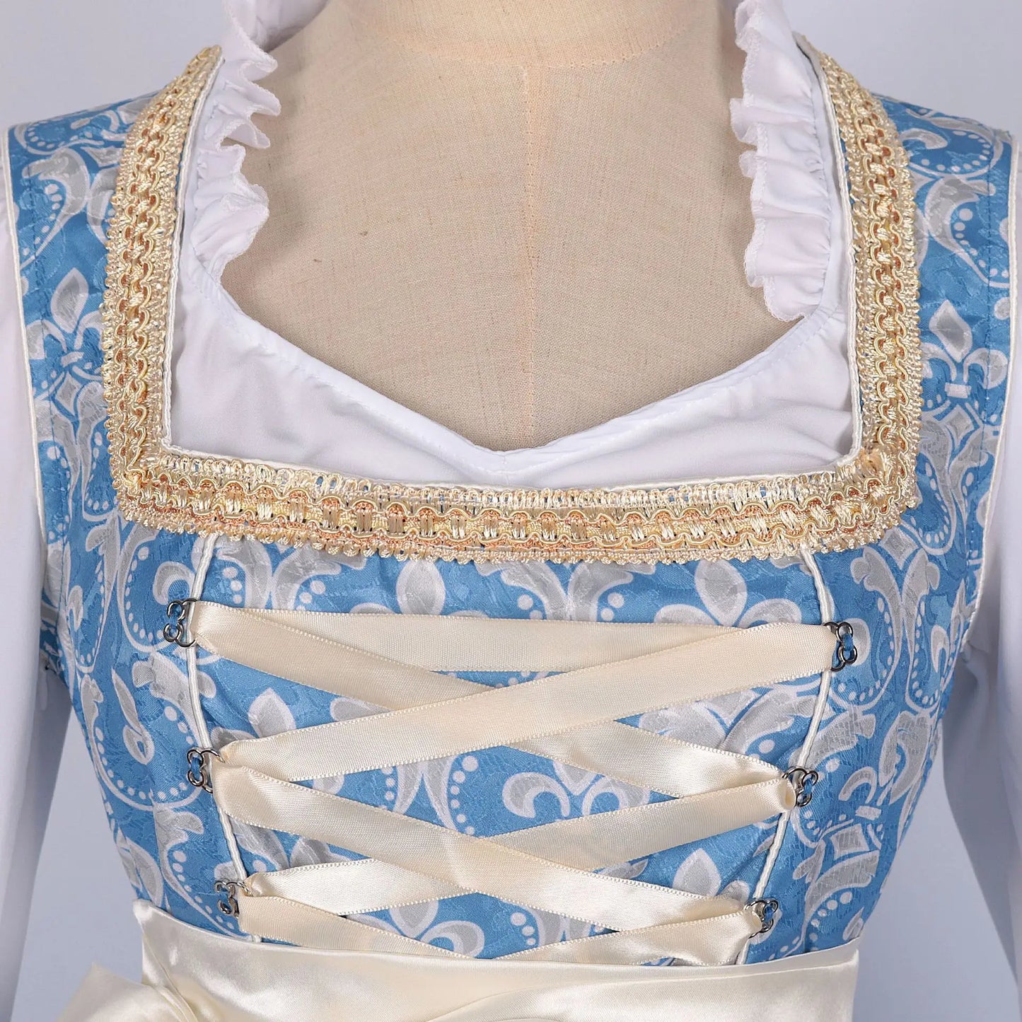 Halloween Carnival Cosplay Costume German Oktoberfest Maid Dress Woman Bavarian Traditional Embroidery Outfits Performance Girl