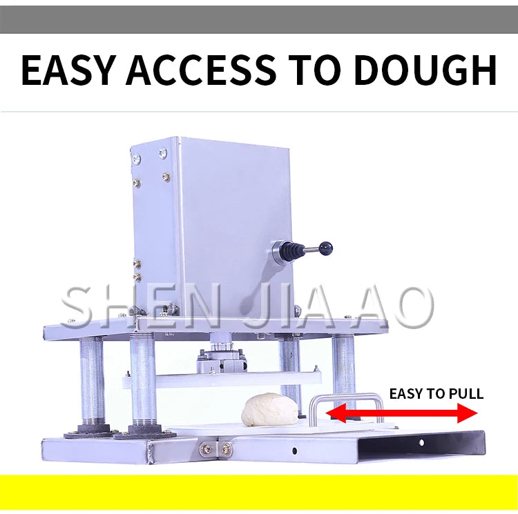 Noodle Pressing Machine 400pcs/H Electric Commercial Hand-grabbing Cake Pressing Machine Dough Flattening Machine Pressing Dough