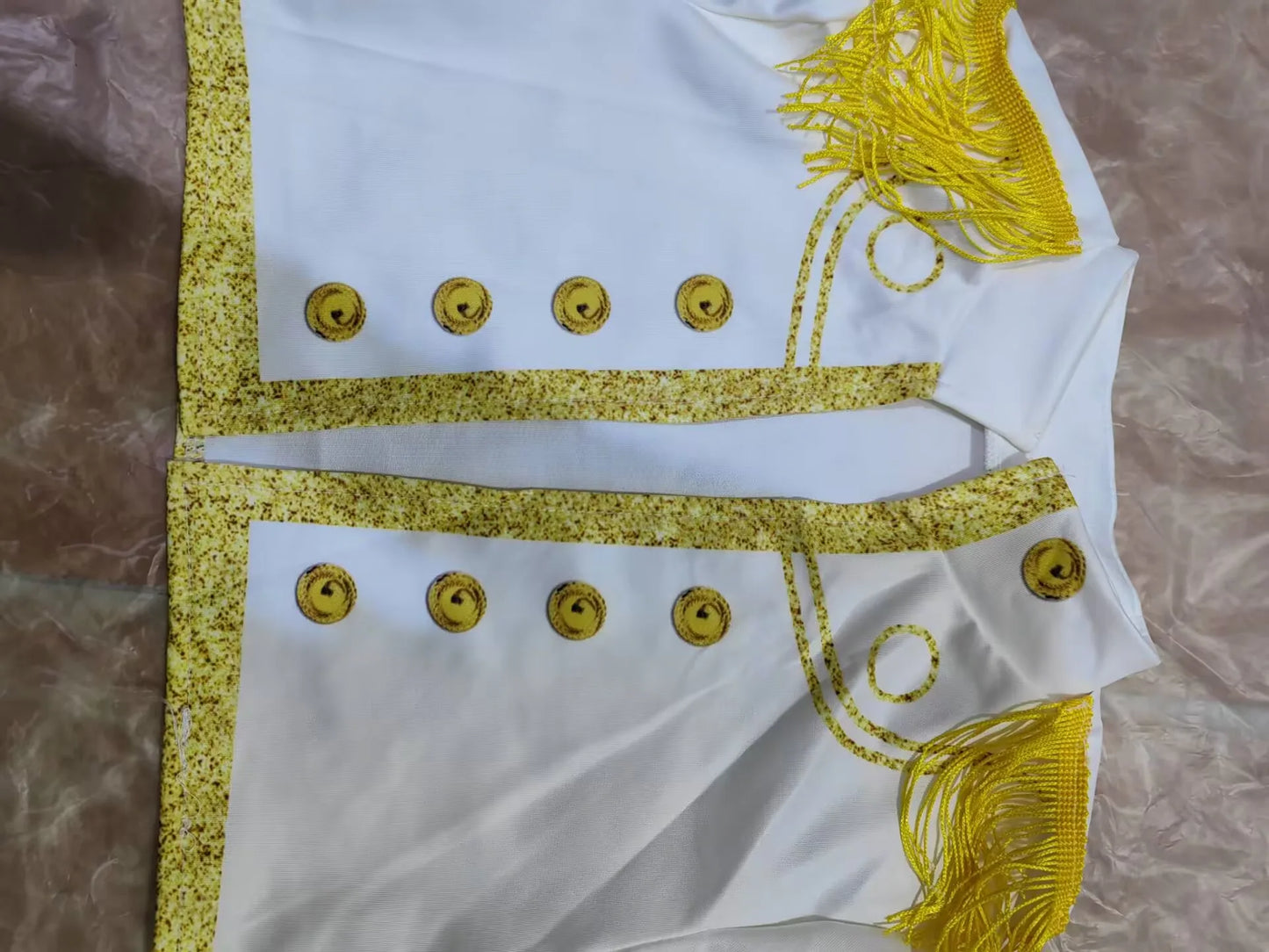 Cool Girl Cosplay Golden Costume Kids 3D Print Idol Group Singing Stage Performance Costume Child Halloween Party Clothes Suit