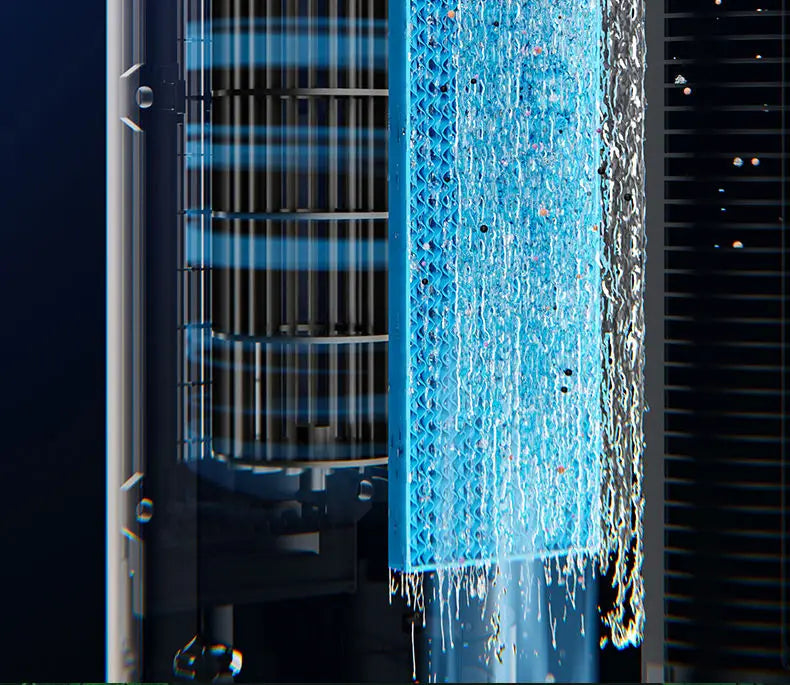 Smart Remote-Controlled Tower Fan: Home Cooling Fan & Evaporative Air Cooler
