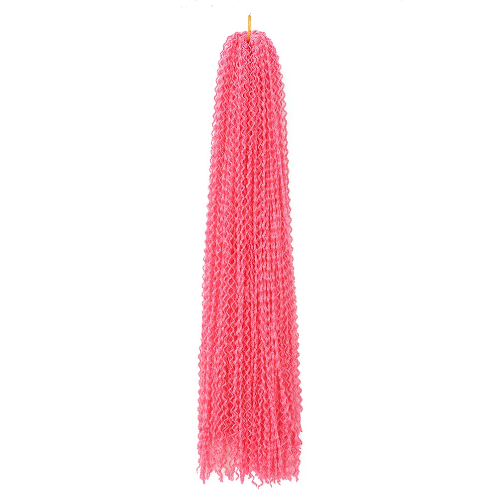 3X Pre-Looped Curly Synthetic Zizi Braids Thin Small Box Braid Crochet Twisted Hair Synthetic Kanekalon Braiding Hair Exten