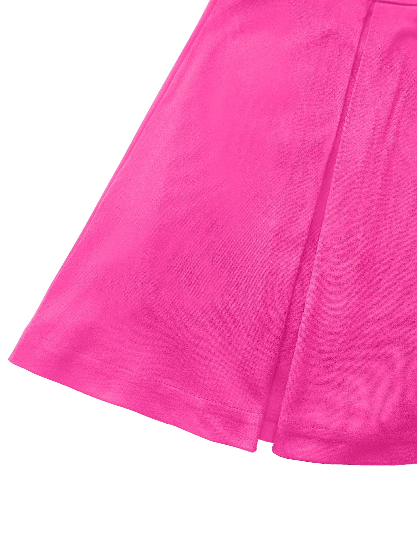 High Waisted Flowy Skort with Built-in Shorts, A-Line Tennis Skirt, Quick-Dry Workout & Casual Wear