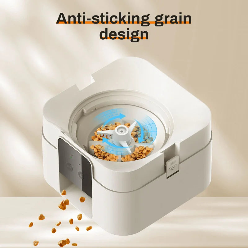 2L Wireless Automatic Pet Feeder Smart Cat and Dog Food Dispenser App Controlled Slow and Quantitative Feeding Cat Accessories